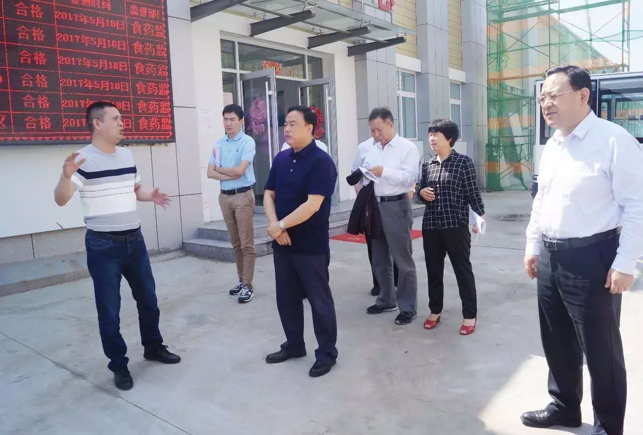 國家發(fā)改委產業(yè)協(xié)調司巡視員王東一行蒞臨山東銀田農貿集團調研菏...