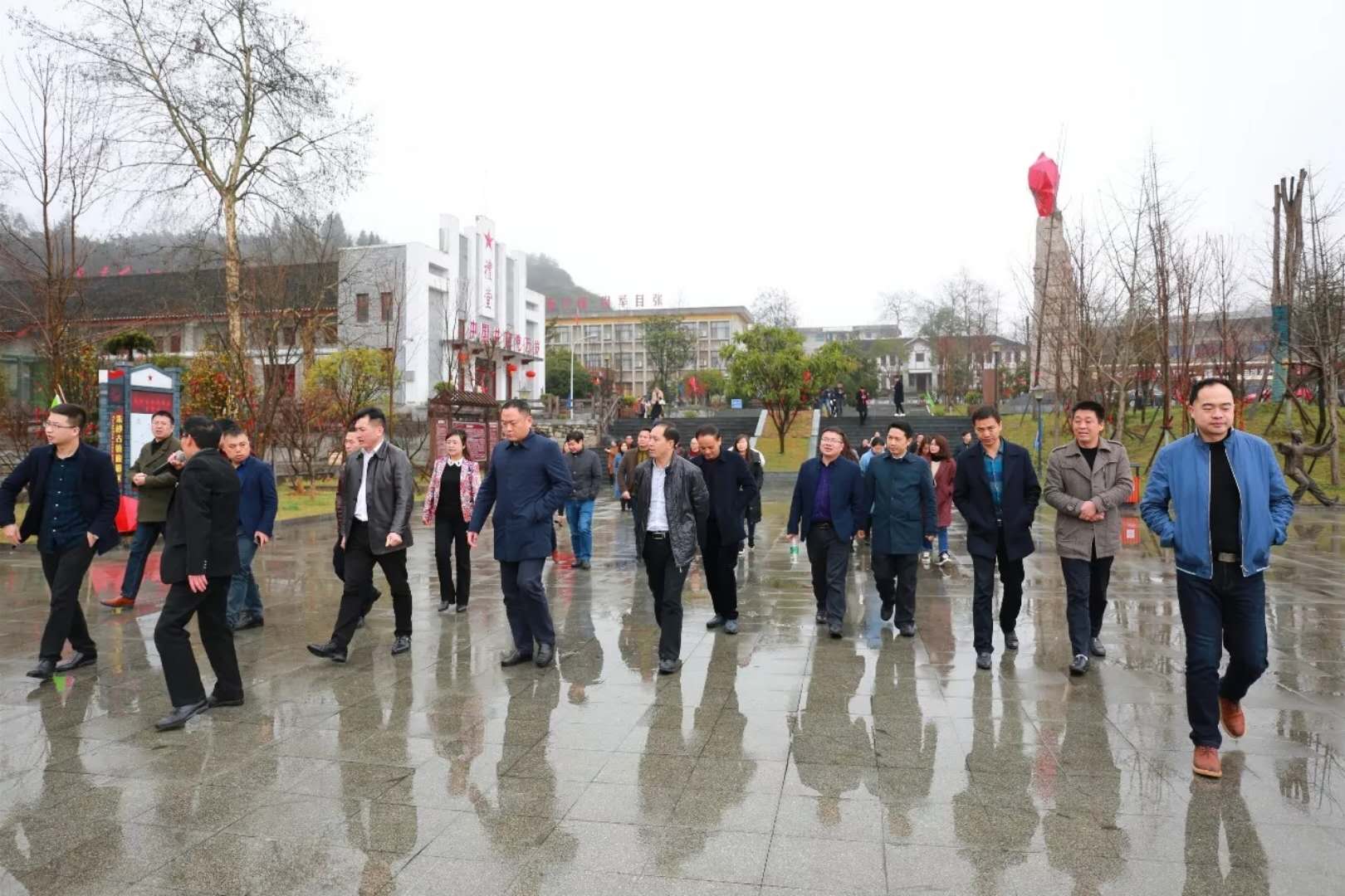 江西安源路礦旅游景區(qū)項目建設(shè)部 考察朱砂古鎮(zhèn)